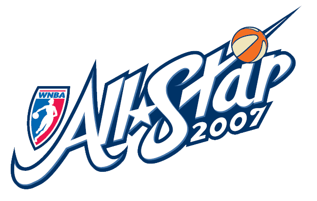 WNBA All-Star Game 2007 Wordmark Logo iron on heat transfer
